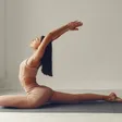 Person in a calm morning routine
